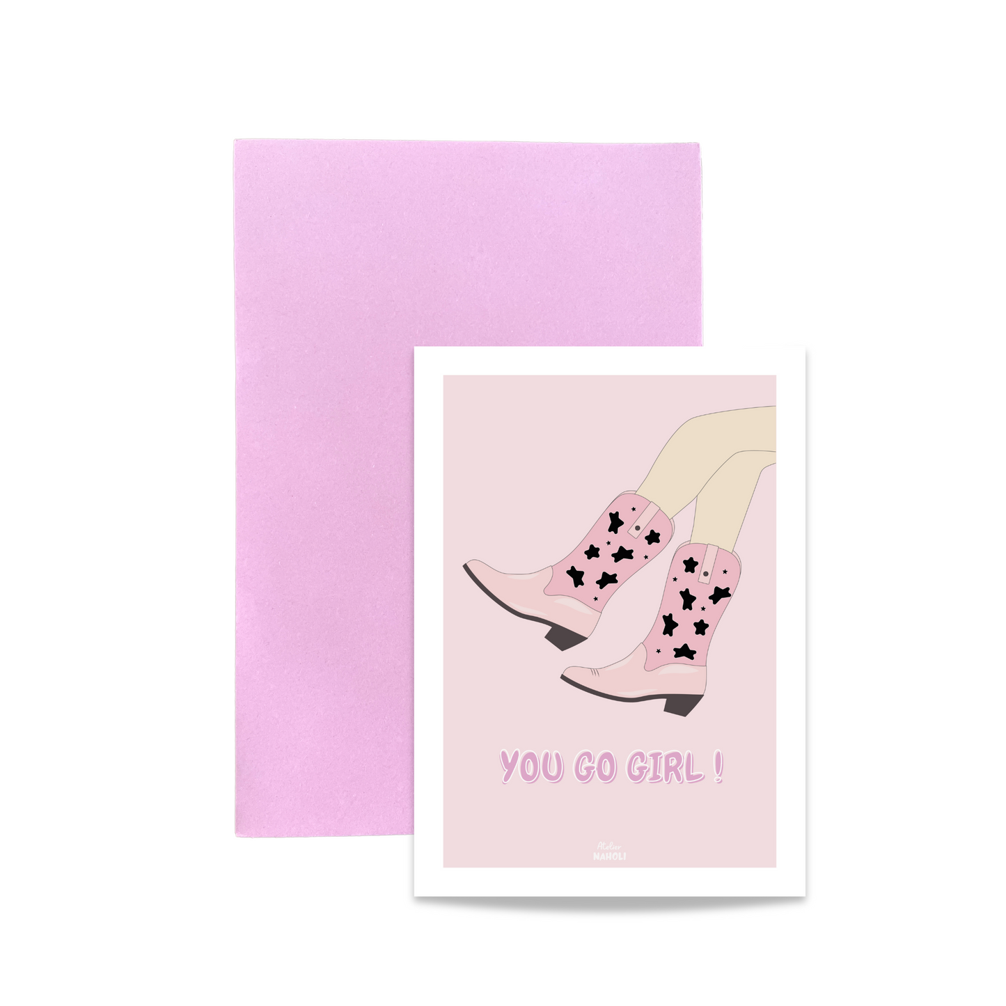 Carte santiags - You go girl !