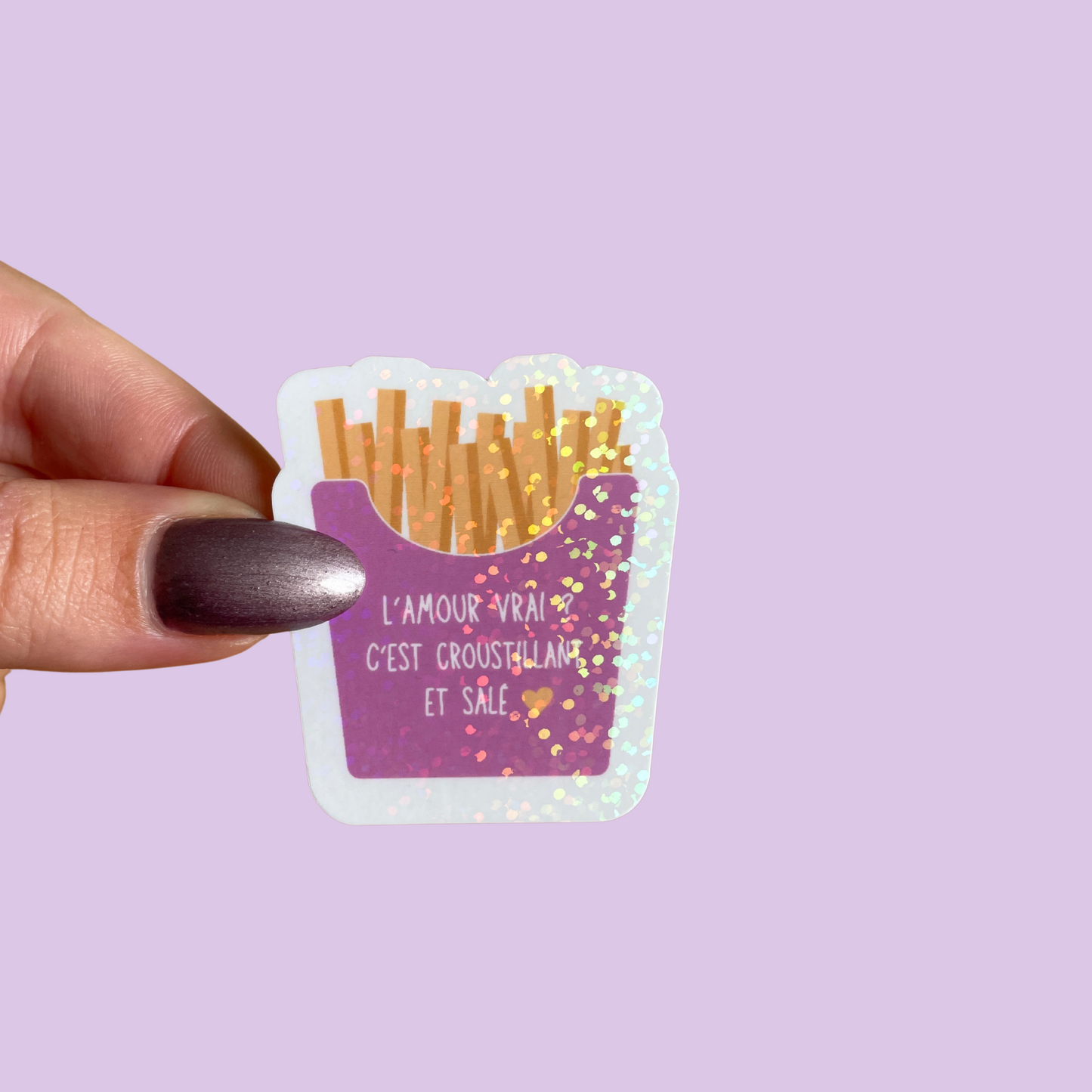 Sticker - paquet de frites