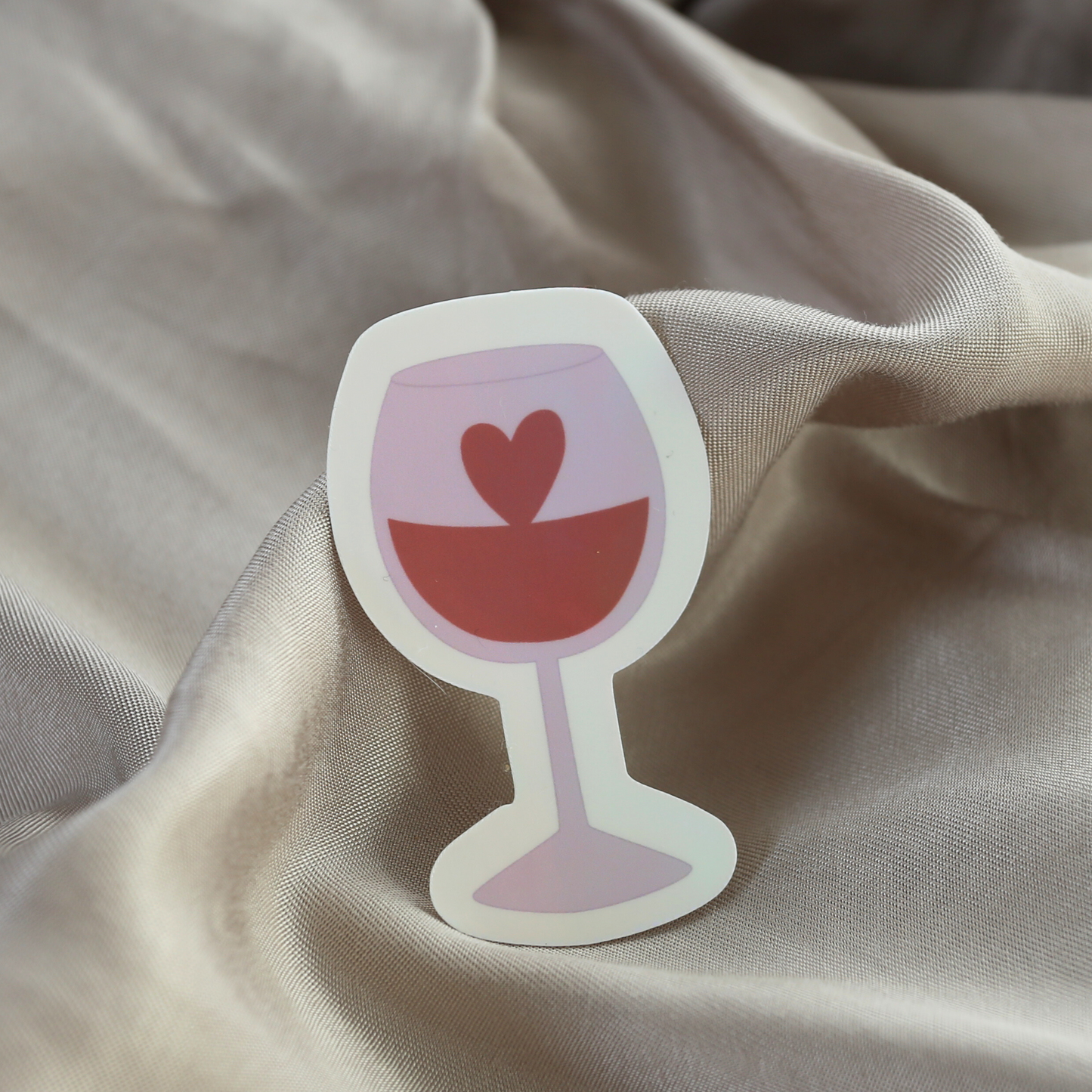 Sticker - Verre de vin d'amour