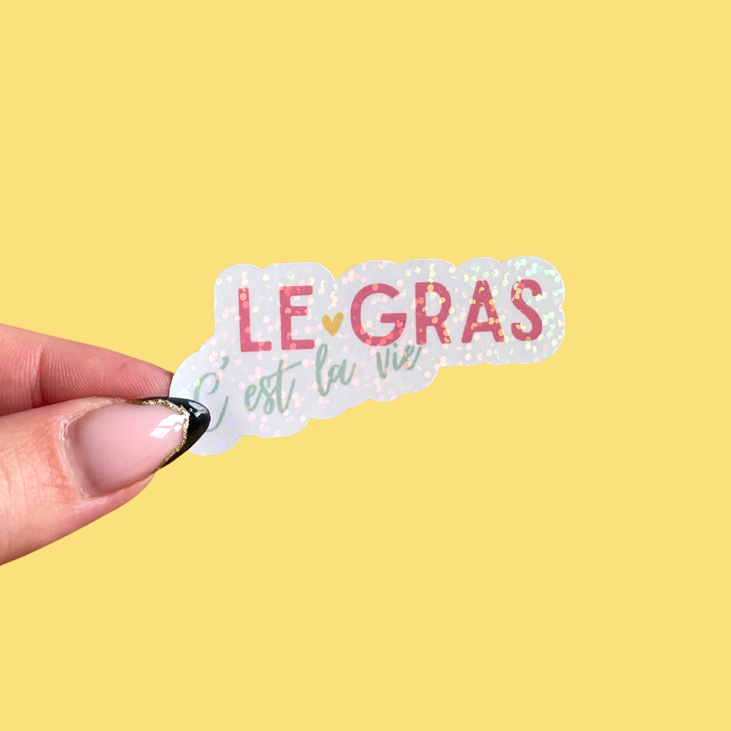 Sticker - Le gras c'est la vie