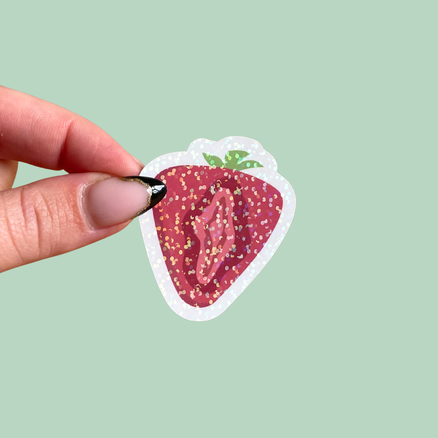 Sticker - Fraise vulve