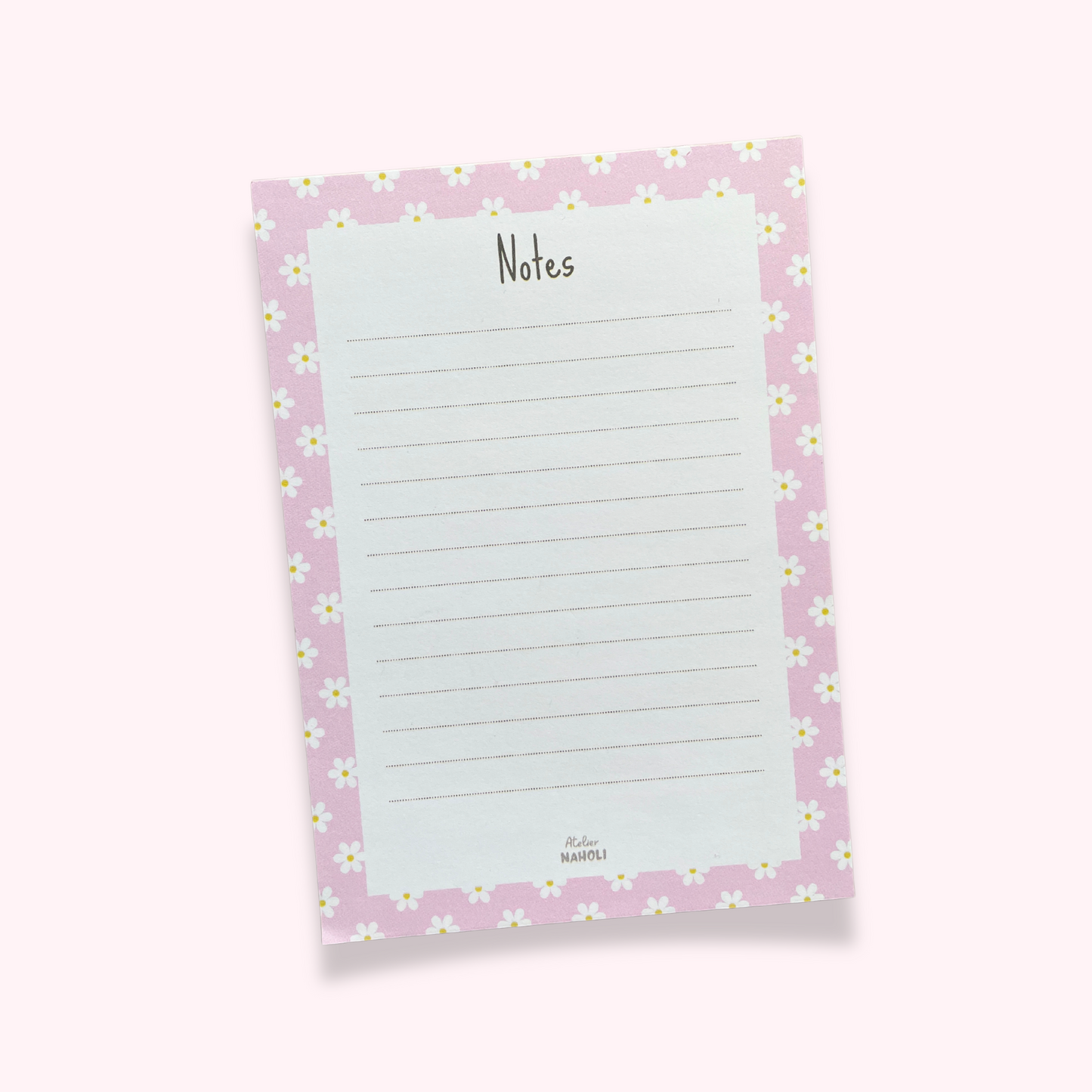 Bloc notes - Marguerite Daisy Rose - A6