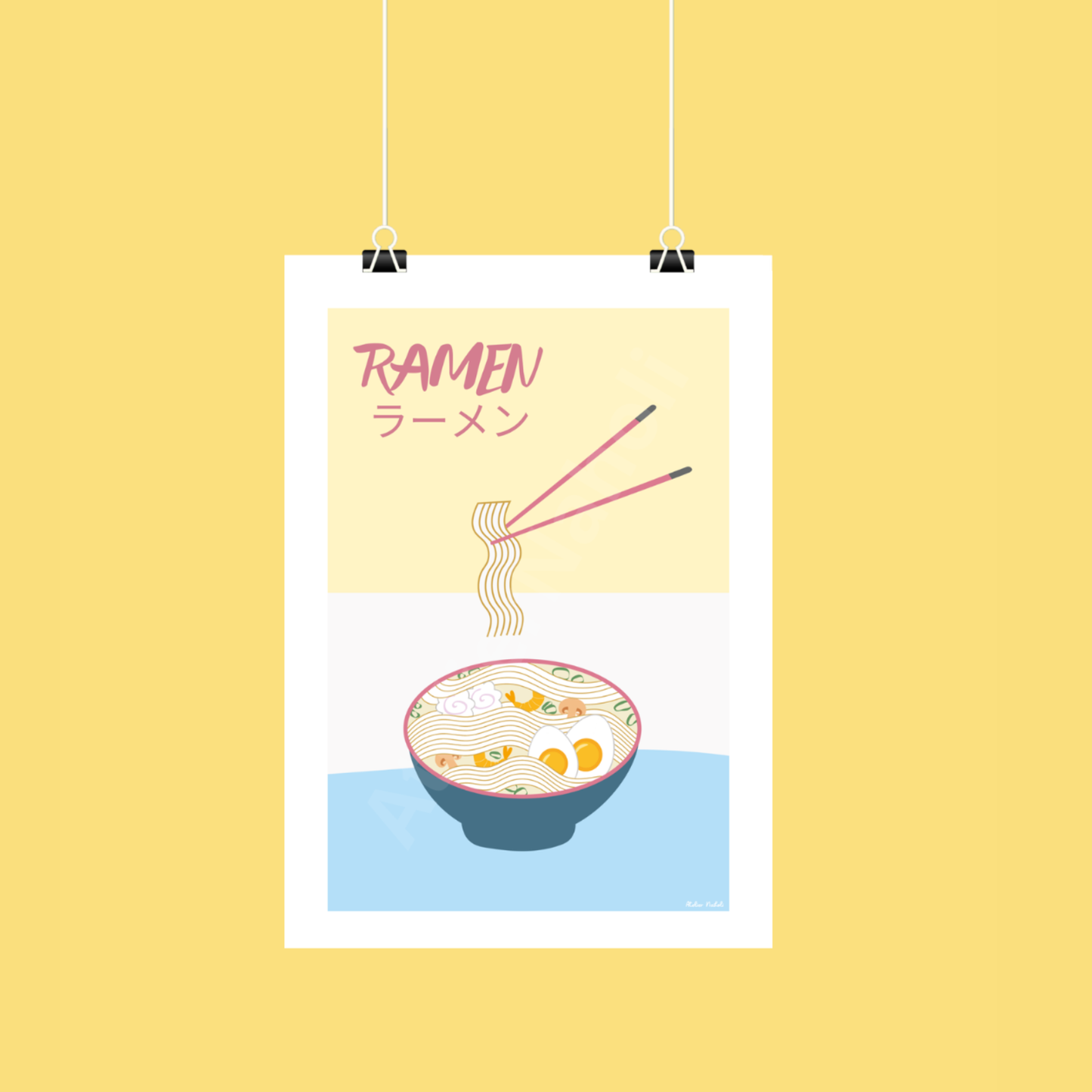 Affiche - Bol de ramen