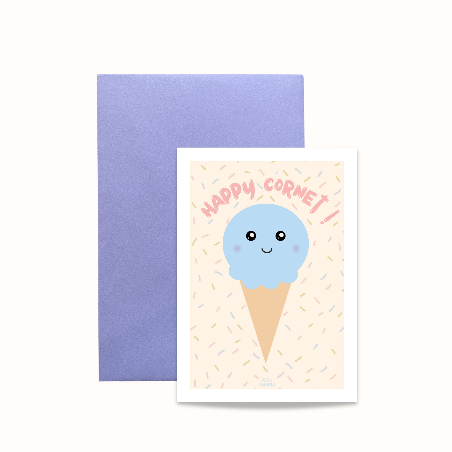 Carte "Happy cornet"