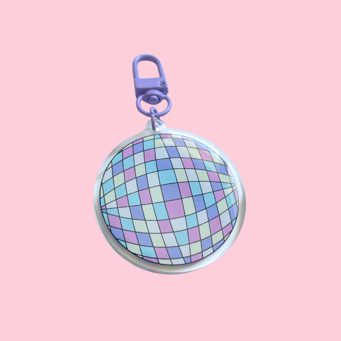 Porte clé - boule disco