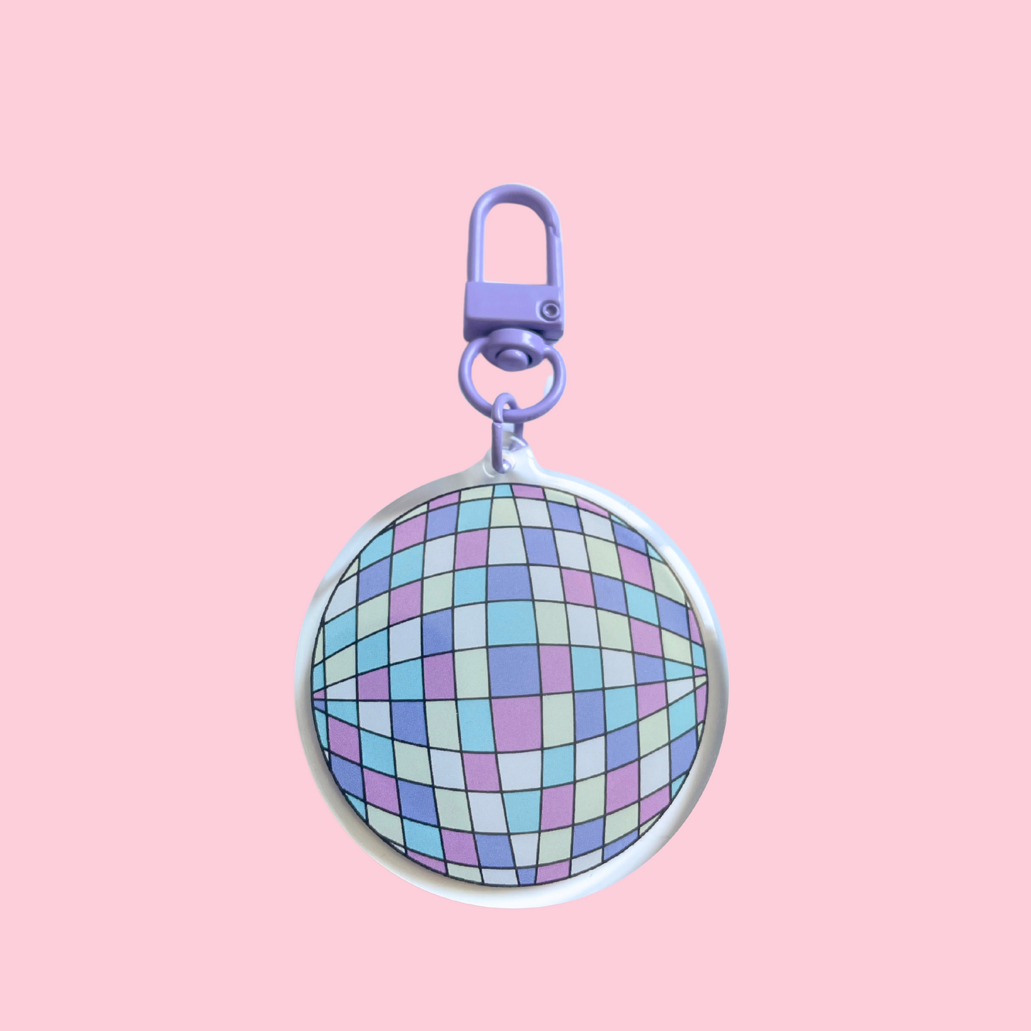 Porte clé - boule disco