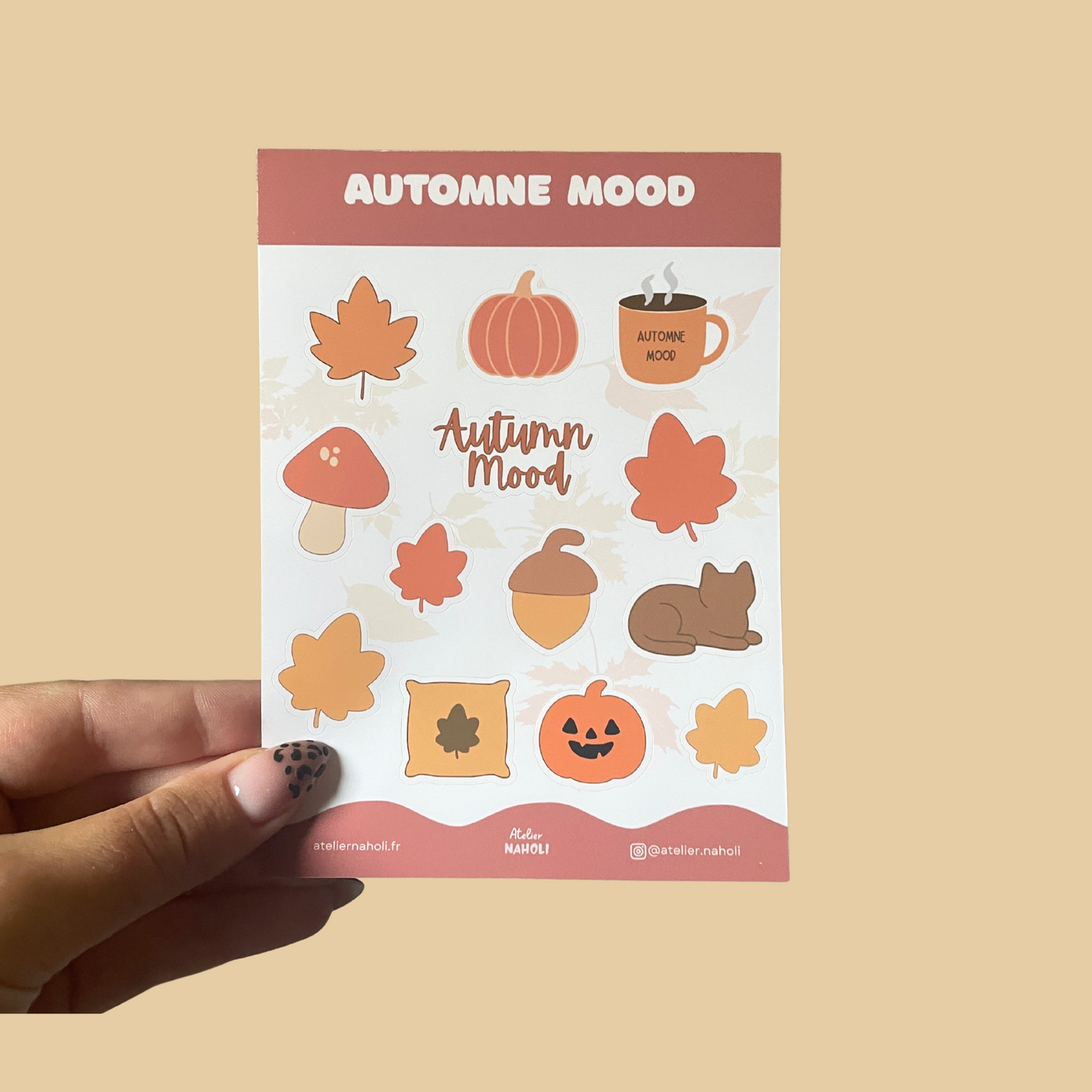 Planche de stickers - Automne mood - A6