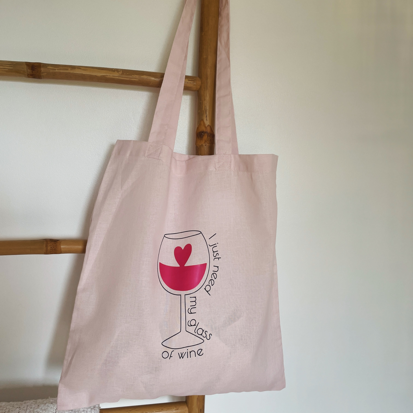 Tote bag - verre de vin