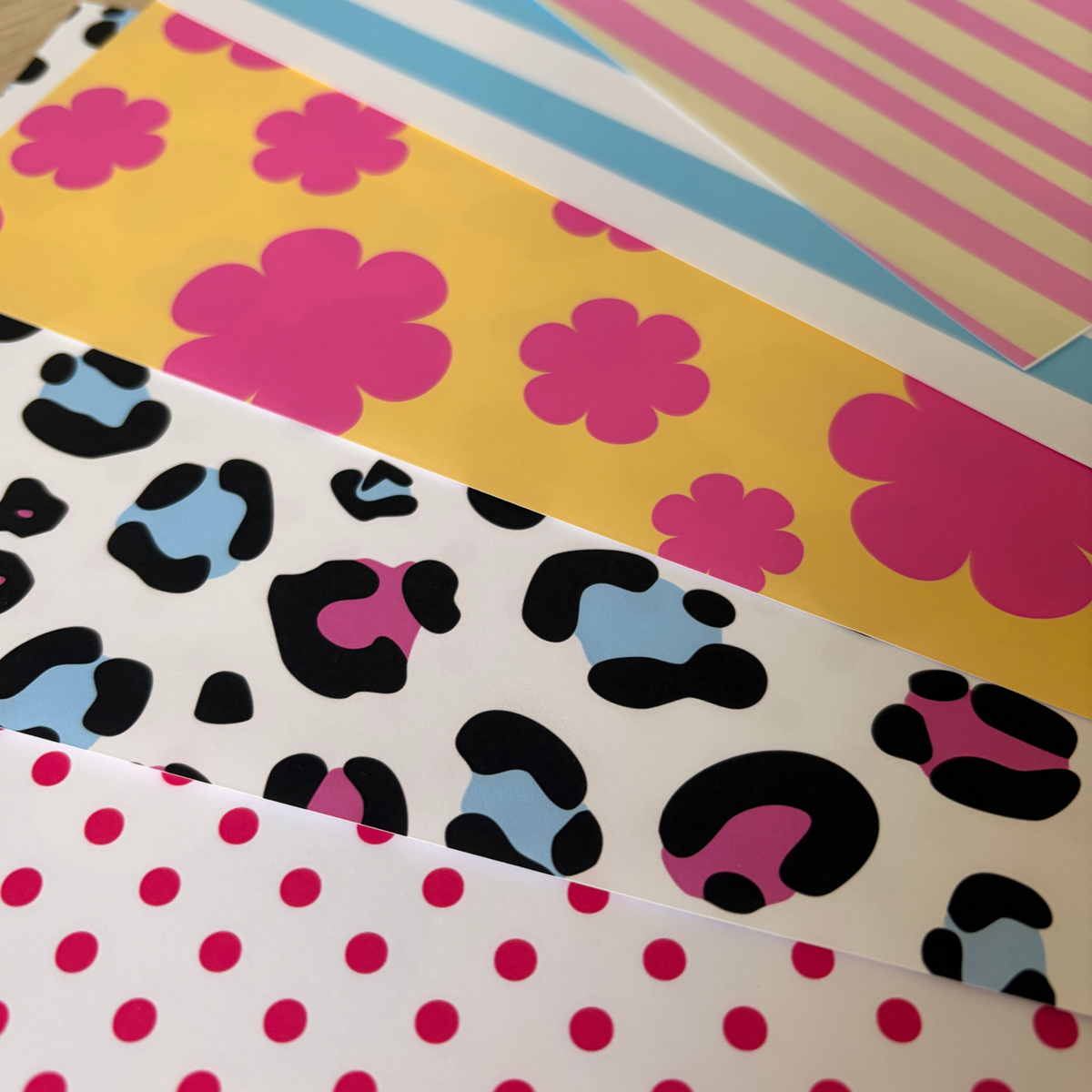 Papier Scrapbook format A5 - Thème WILD & BLOOM