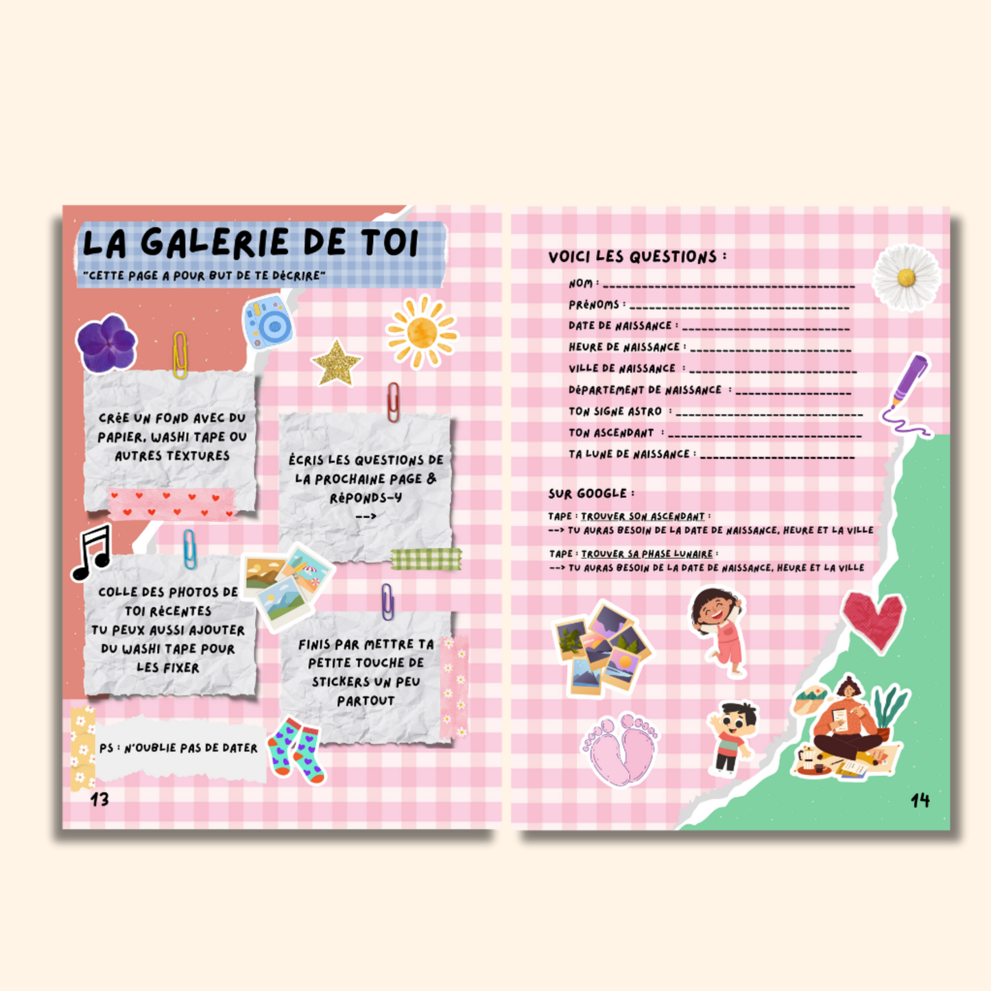 Livre JOURNALING - Mon Carnet DAME