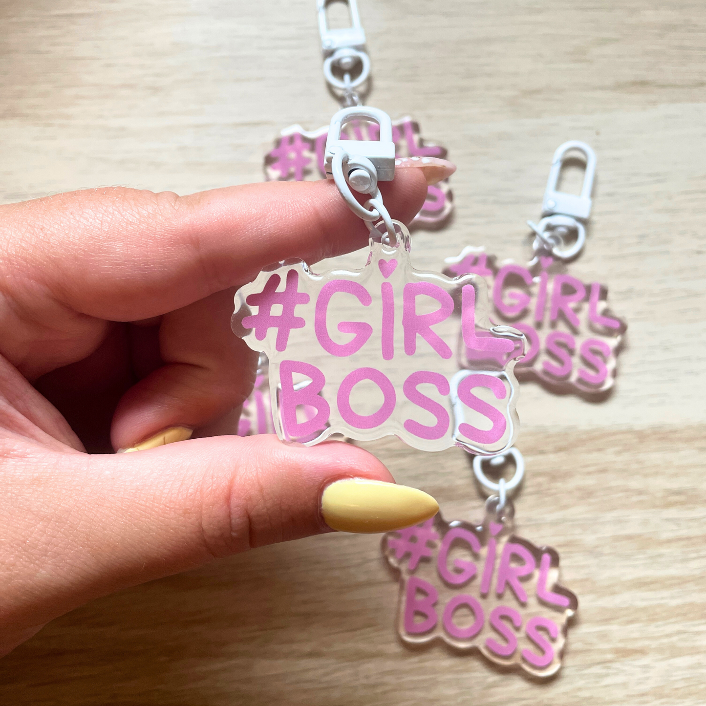 Porte-clé #GIRLBOSS