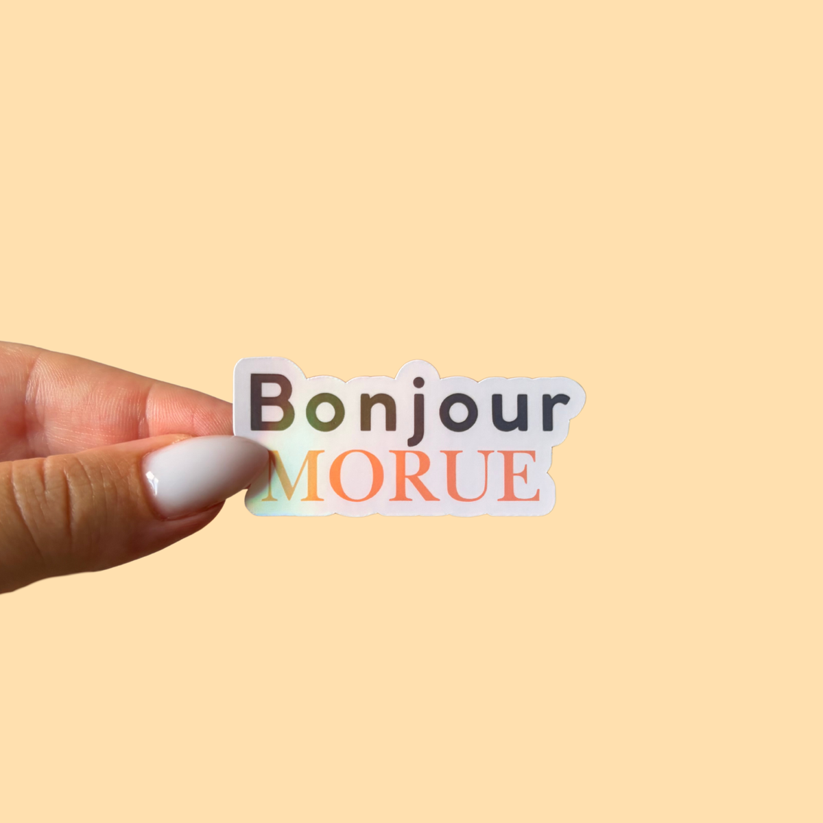 Sticker - Bonjour Morue