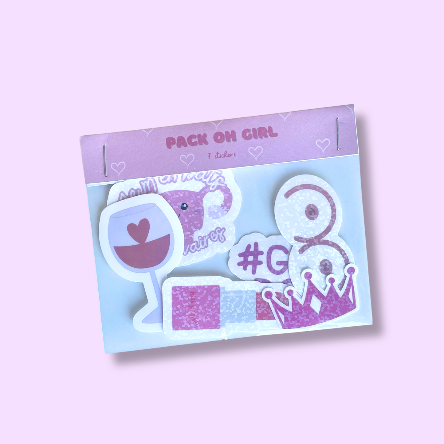 Pack stickers - Oh girl - 7 stickers