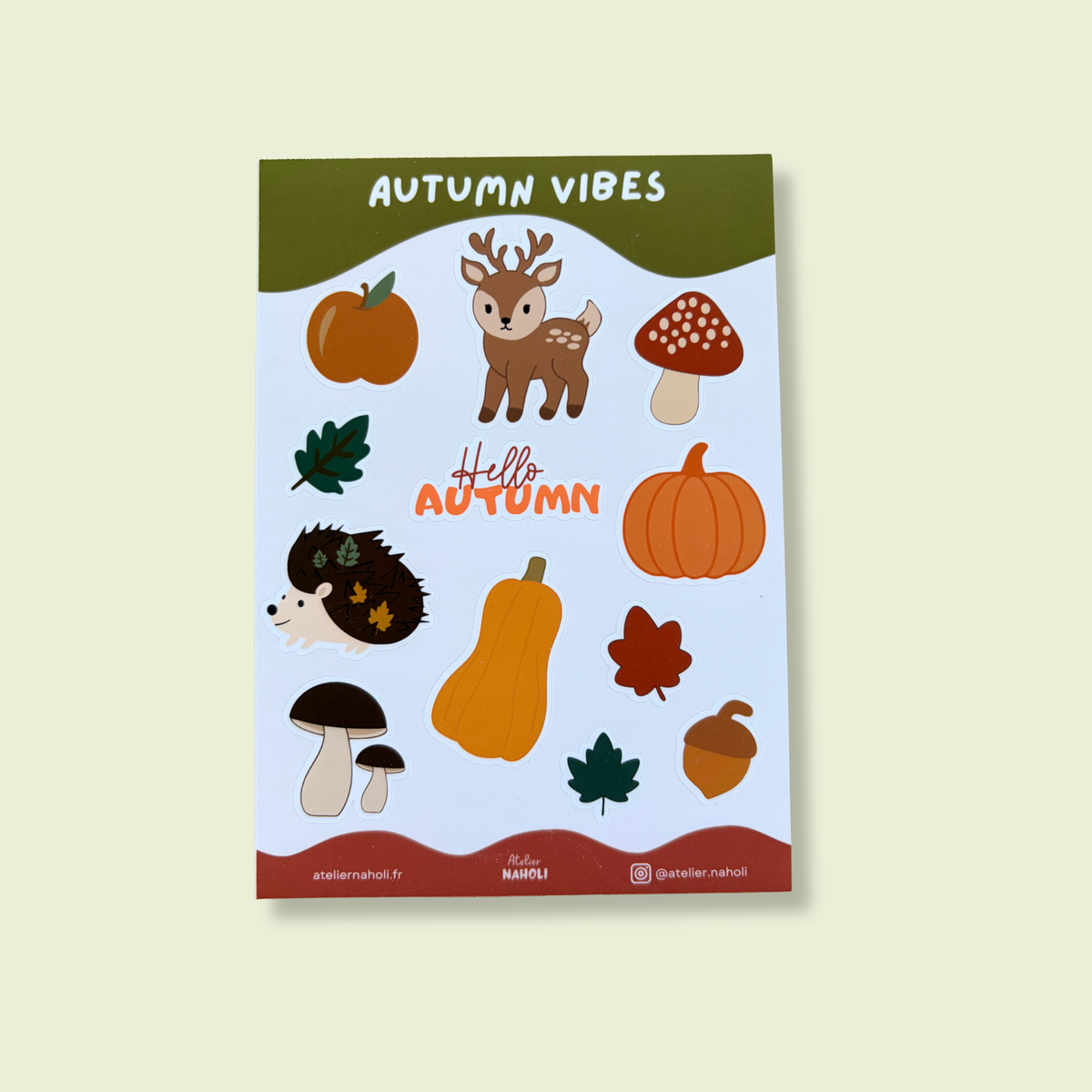 Planche de stickers - autumn vibes - A6