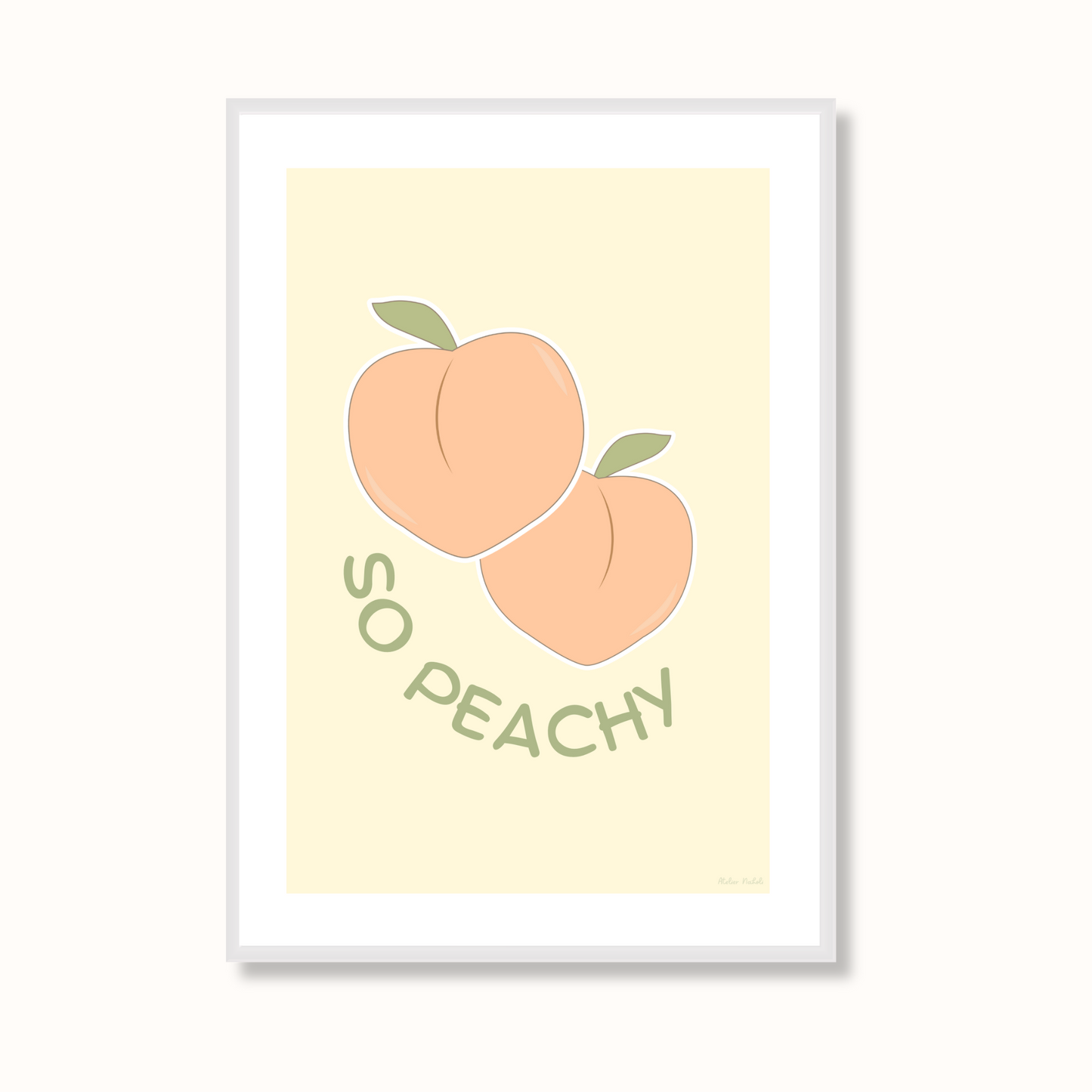 Affiche "so peachy"
