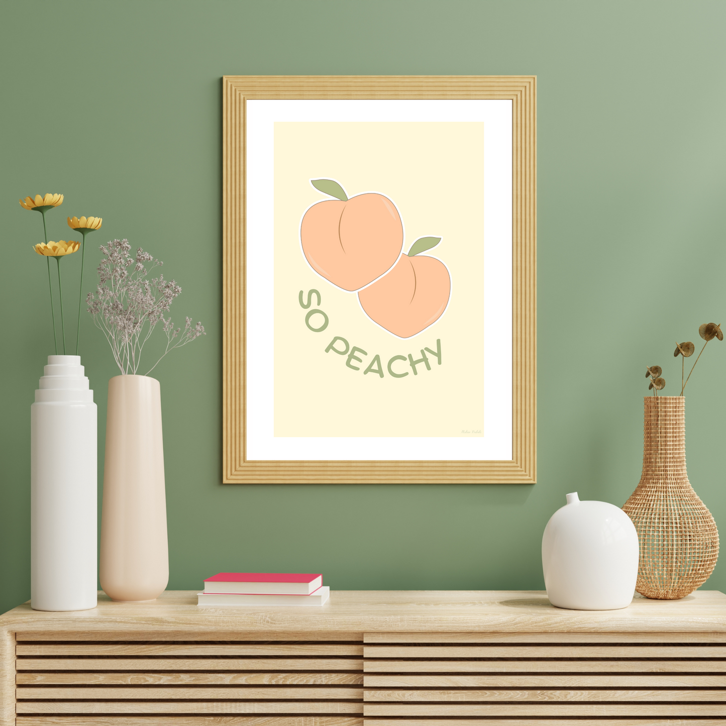 Affiche "so peachy"