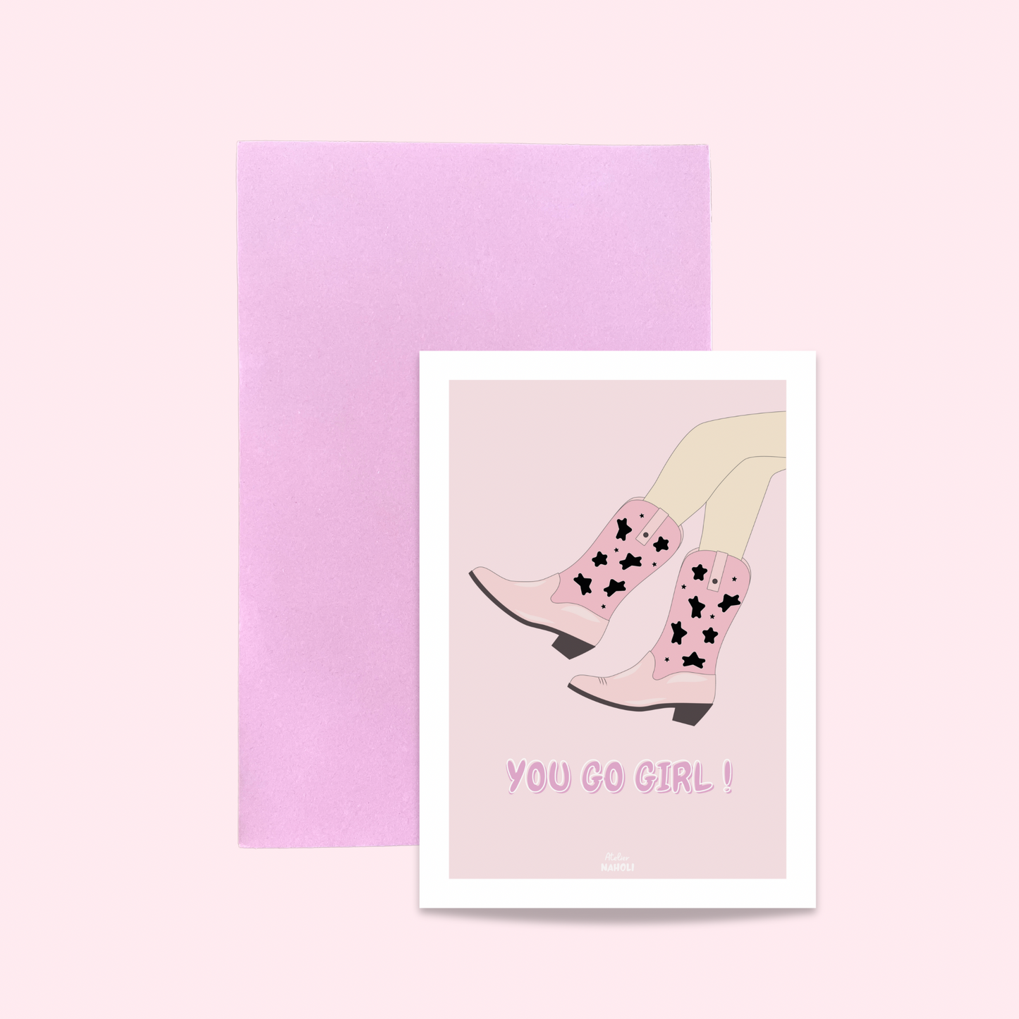 Carte santiags - You go girl !