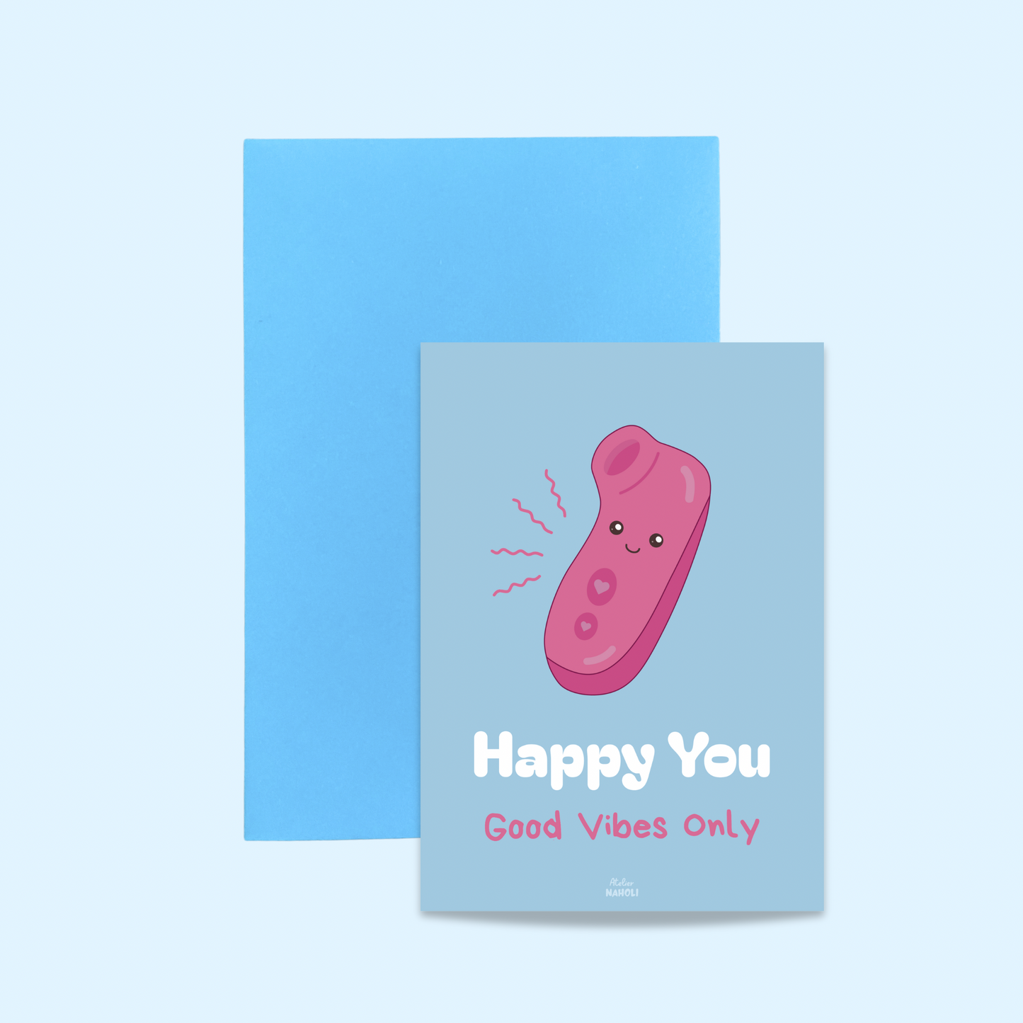 Carte - woman toys - happy you, good vibes only"