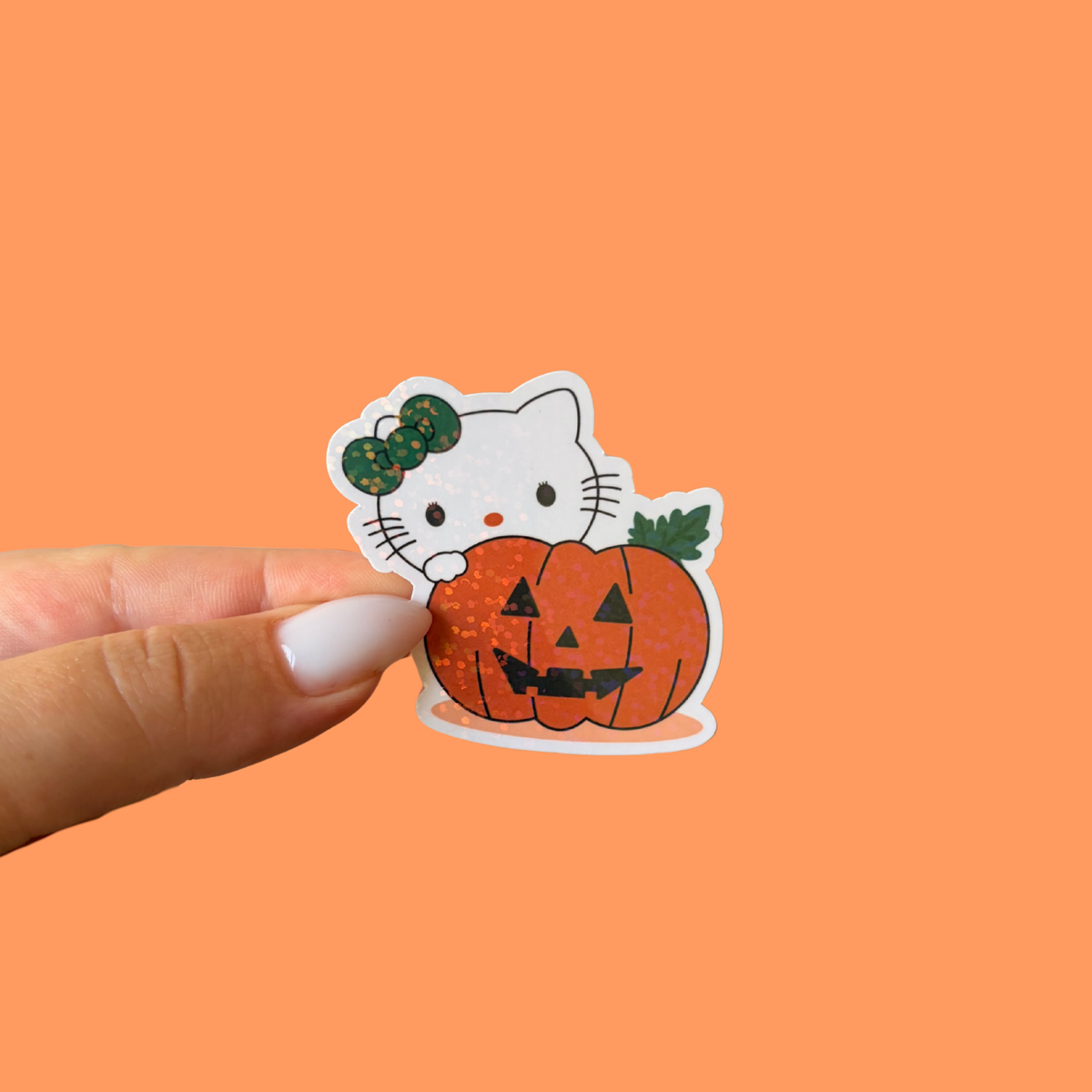 Sticker - Kitt citrouille