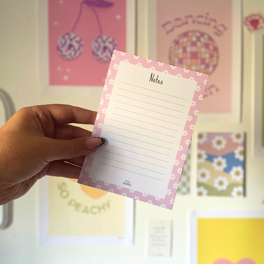 Bloc notes - Marguerite Daisy Rose