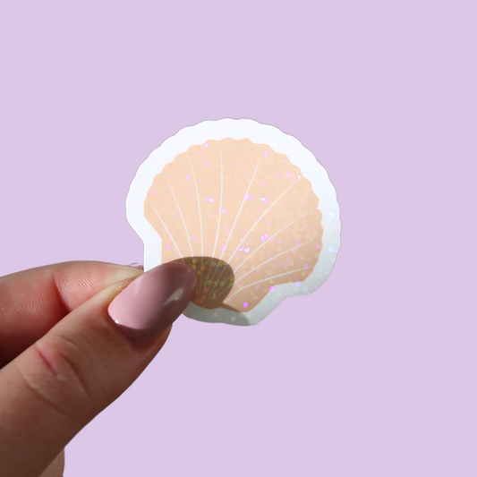 Sticker - Coquille saint jacques