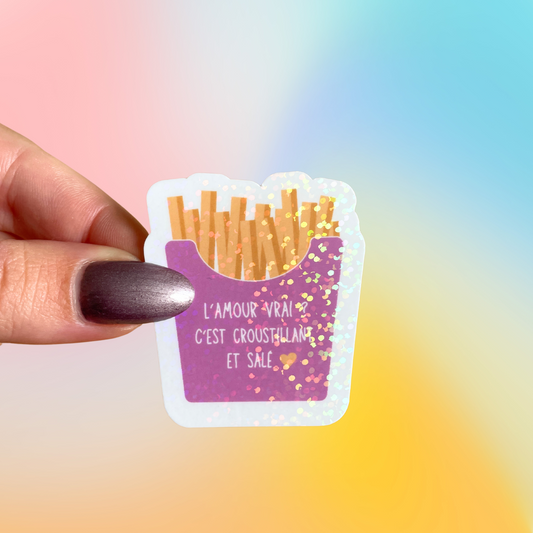 Sticker - paquet de frites