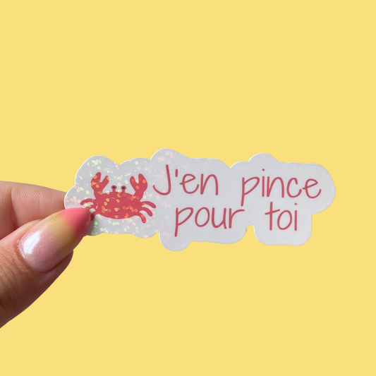 Sticker - j'en pince pour toi