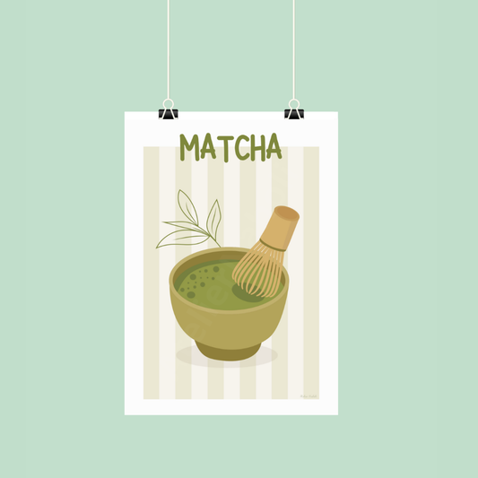 Affiche - Bol de matcha
