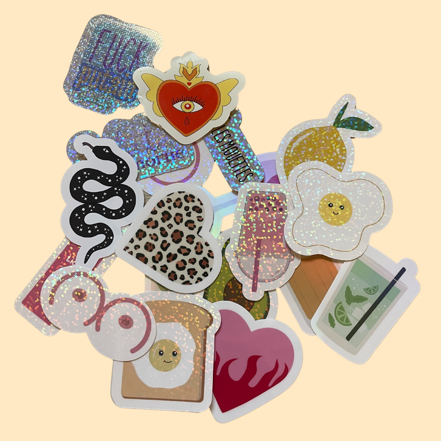 Oopsie Stickers Pack x5 - stickers imparfaits - seconde chance