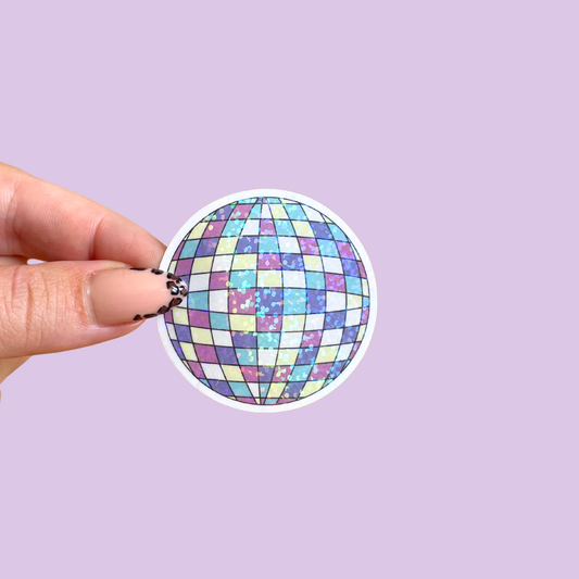 Sticker - boule disco