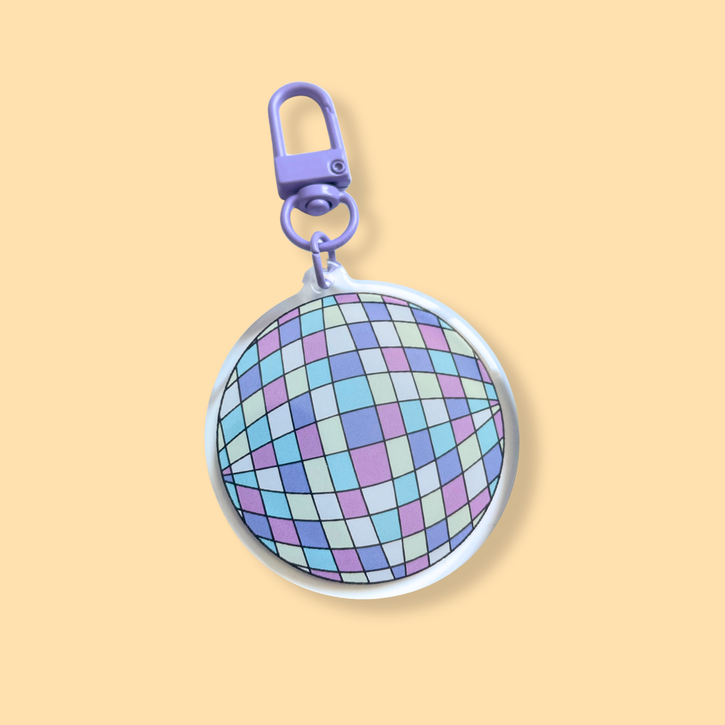 Porte clé - boule disco