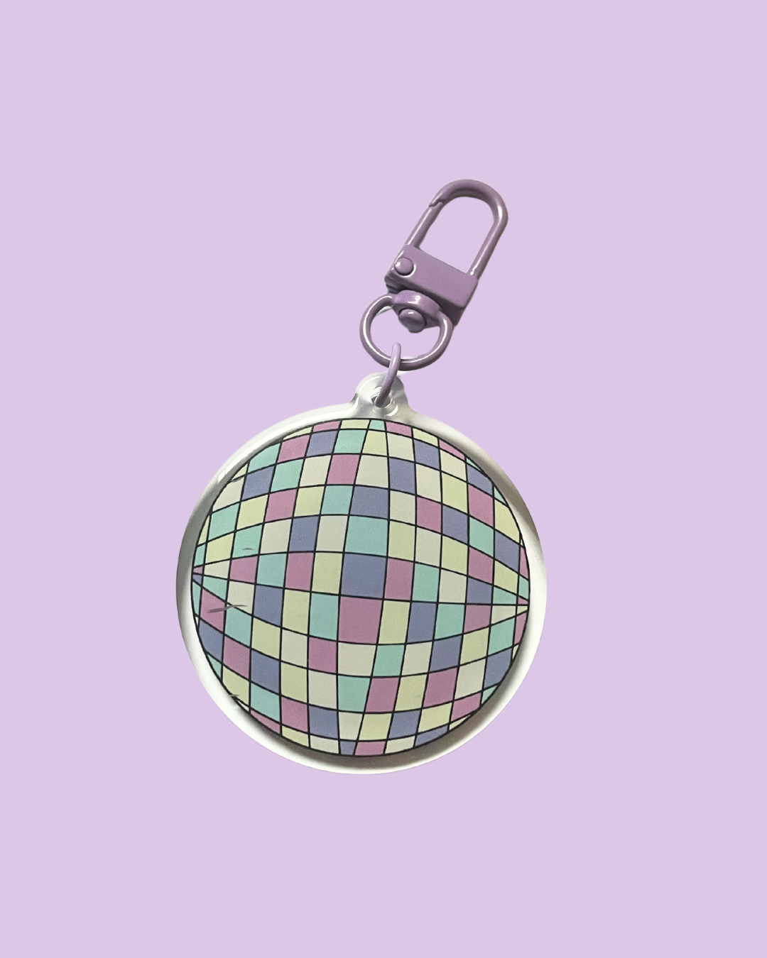 Porte-clé - boule disco - IMPARFAIT