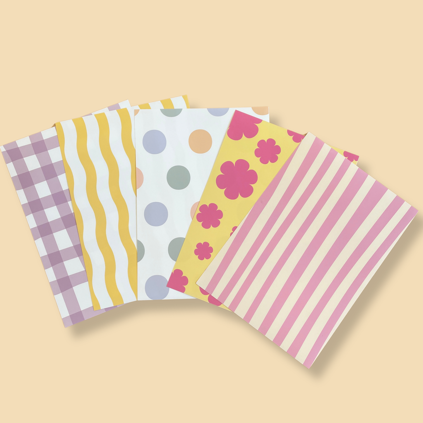 Papier Scrapbook format A5 - Thème coloré