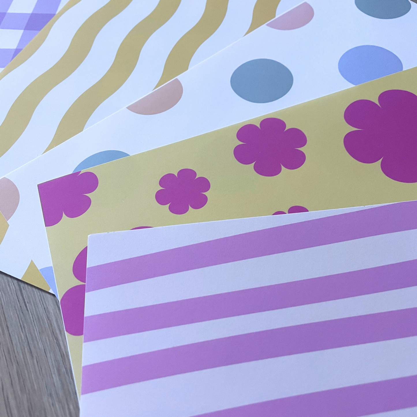 Papier Scrapbook format A5 - Thème coloré