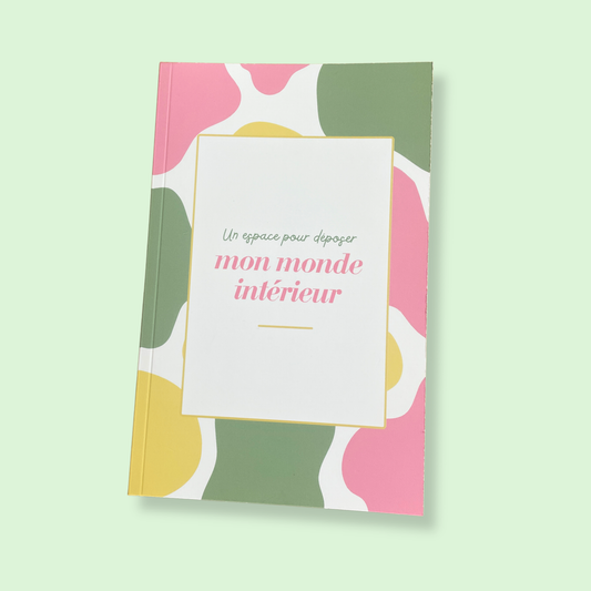 Carnet - Un espace pour déposer mon monde intérieur - pages blanches