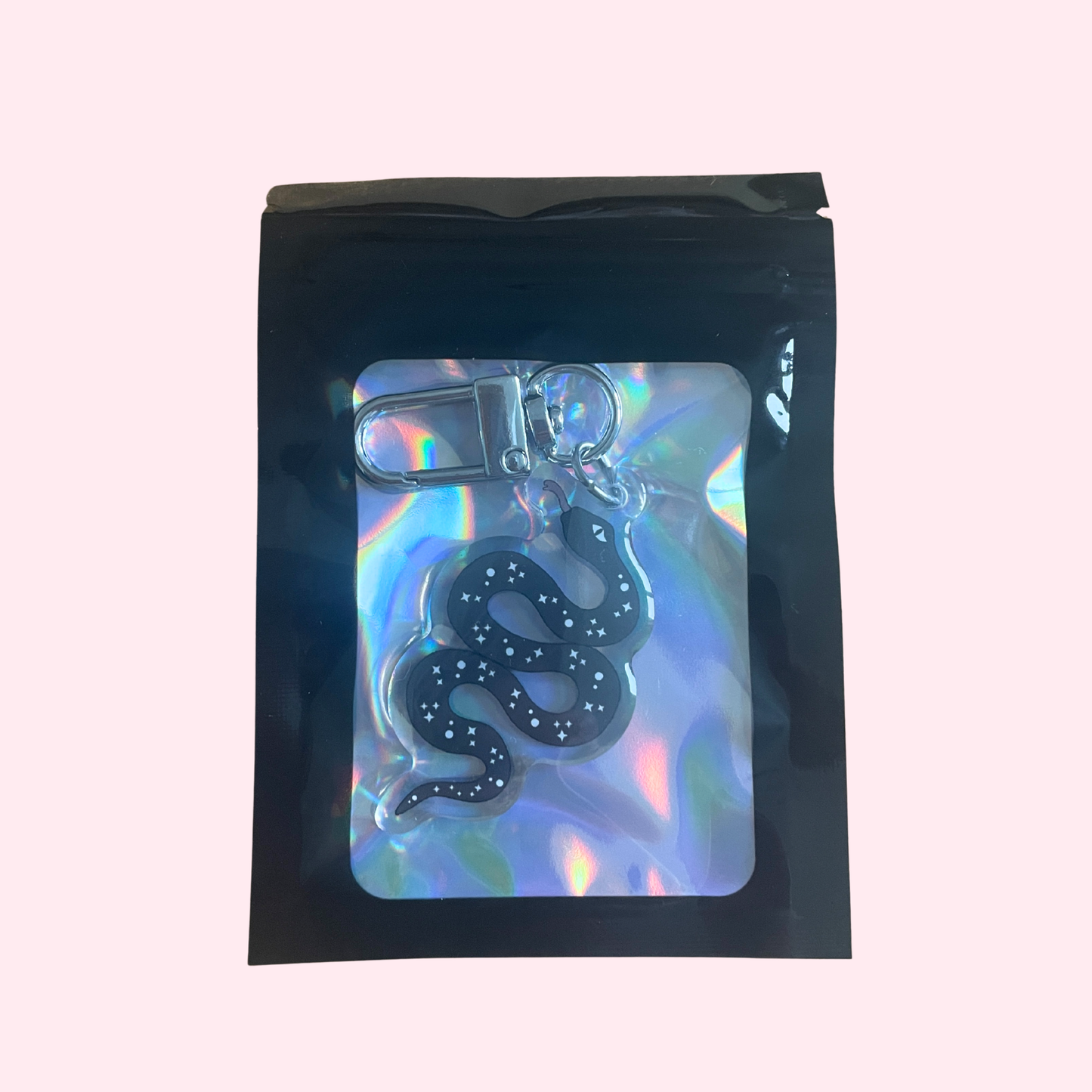 Porte-clé - Serpent noir