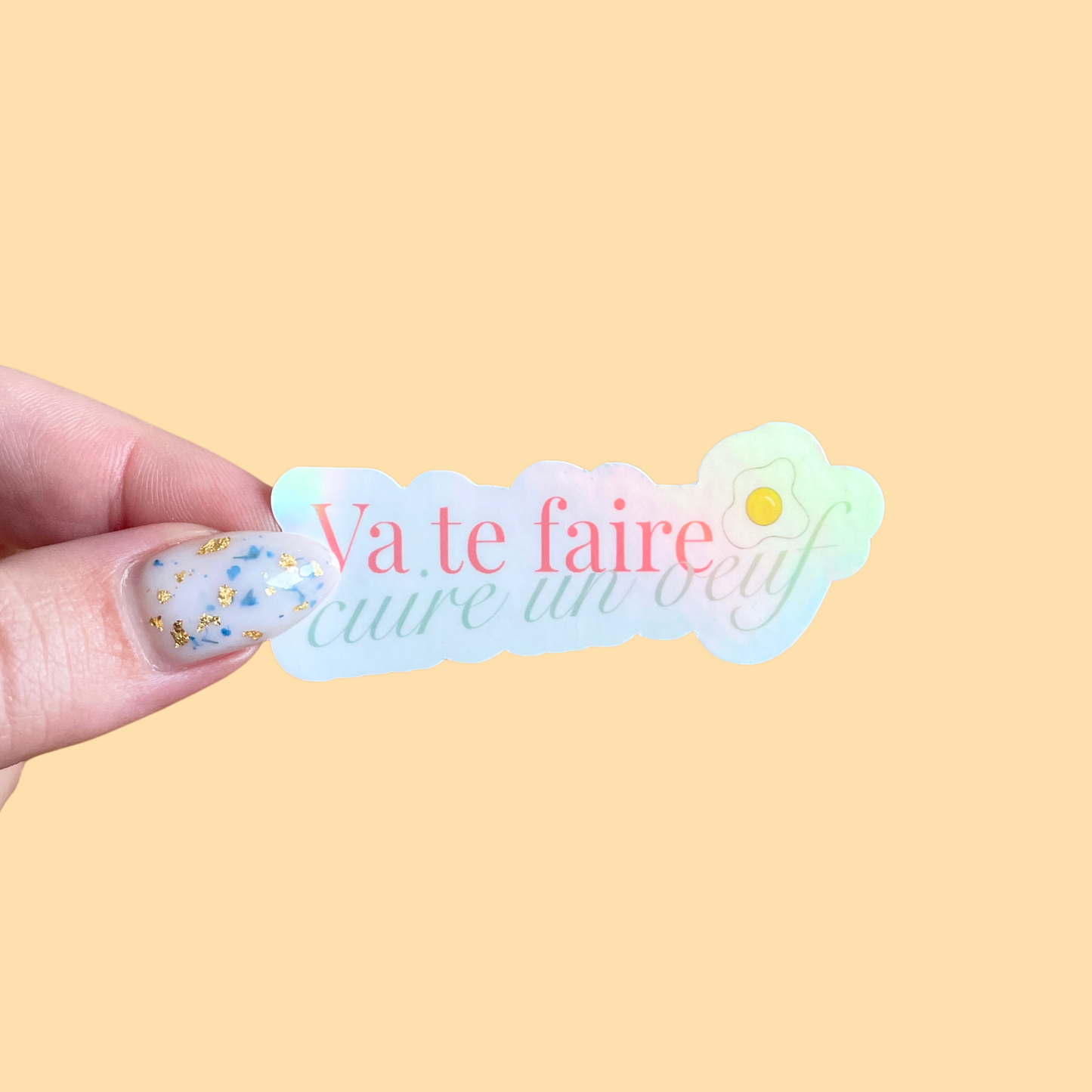 Sticker - Va te faire cuire un oeuf