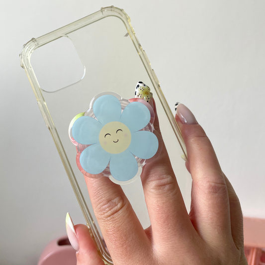 Phone grip - Marguerite daisy bleu