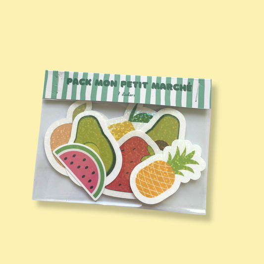 Pack stickers - Mon petit marché - 7 stickers