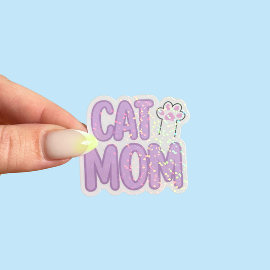 Sticker - Cat mom