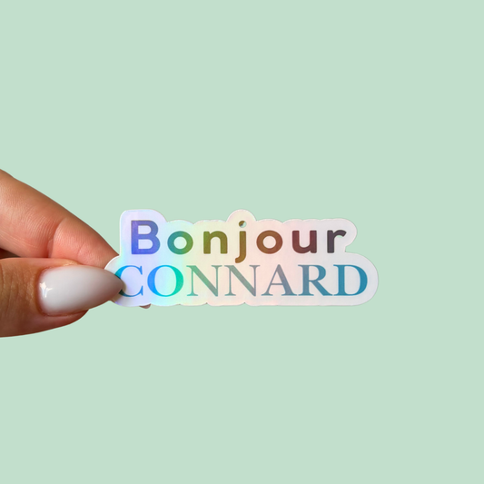 Sticker - Bonjour connard