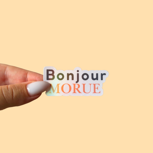 Sticker - Bonjour Morue