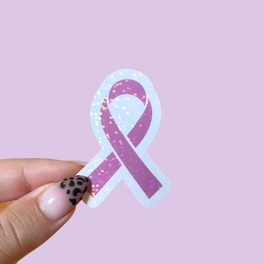 Sticker - ruban cancer du sein