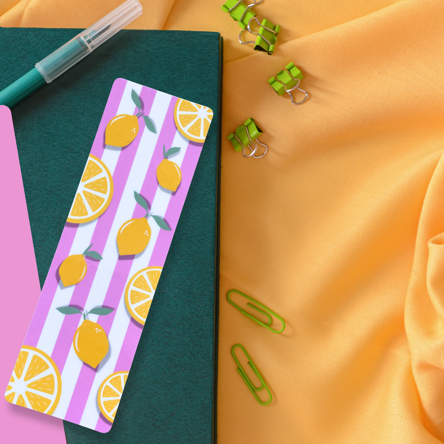 Marque-page - citrons