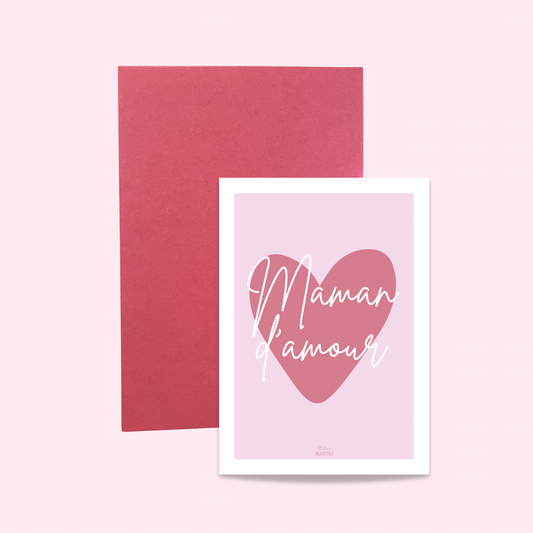 Carte "maman d'amour"