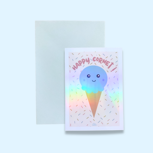 Carte "Happy cornet"