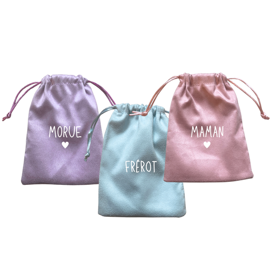 Pochon personnalisé en velours