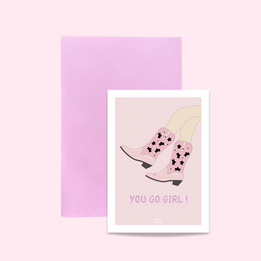 Carte santiags - You go girl !