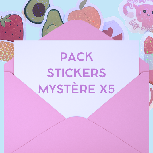 Pack stickers MYSTÈRE x5